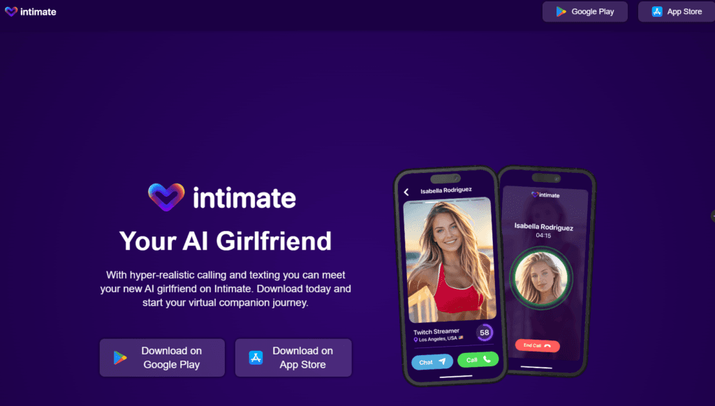 AI sexting sites Intimate