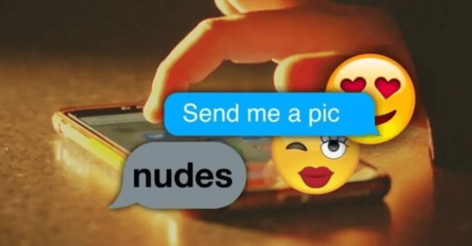 Online Sexting example