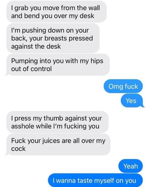 Real sext screenshot message